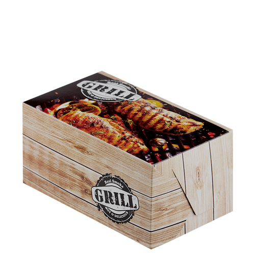 Intertan Takeaway Box ??? Boxes / 22x12.9x11cm Grill House Design Chicken Box T45