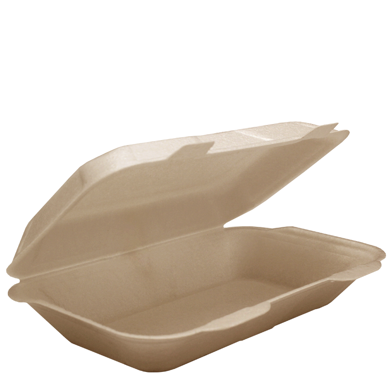 Klöckner Pentaplast Disposable Tableware TT10 Brown / 240x310x80mm / 220 Infinity TT10 Brown EPP Container