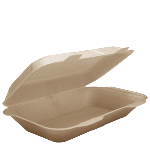 Klöckner Pentaplast Disposable Tableware TT10 Brown / 240x310x80mm / 220 Infinity TT10 Brown EPP Container