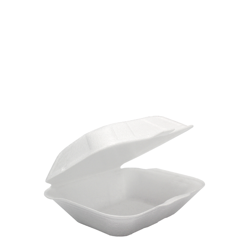 Klöckner Pentaplast Disposable Tableware MP10 White / 130x130x65mm / 220 Infinity MP10 White Burger Box Small