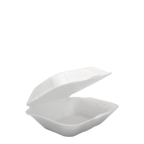 Klöckner Pentaplast Disposable Tableware MP10 White / 130x130x65mm / 220 Infinity MP10 White Burger Box Small