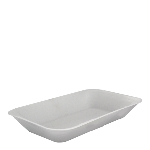 Klöckner Pentaplast Disposable Tableware No2 White / 133x178x36mm / 400 Infinity No2 White EPP Chip Tray