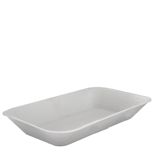 Klöckner Pentaplast Disposable Tableware No3 White / 133x222x36mm / 400 Infinity No3 White EPP Chip Tray