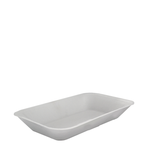 Klöckner Pentaplast Disposable Tableware Small White / 127x165x36mm / 400 Infinity Small White EPP Chip Tray