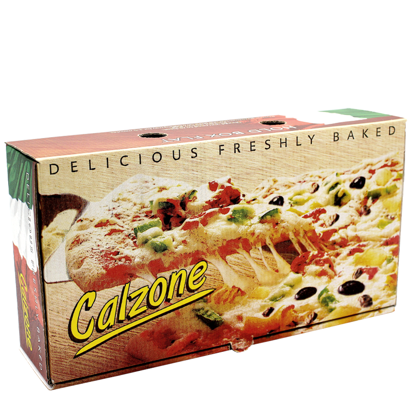 ICS Pizza Box Calzone / 90 Boxes Classic Printed Calzone Boxes