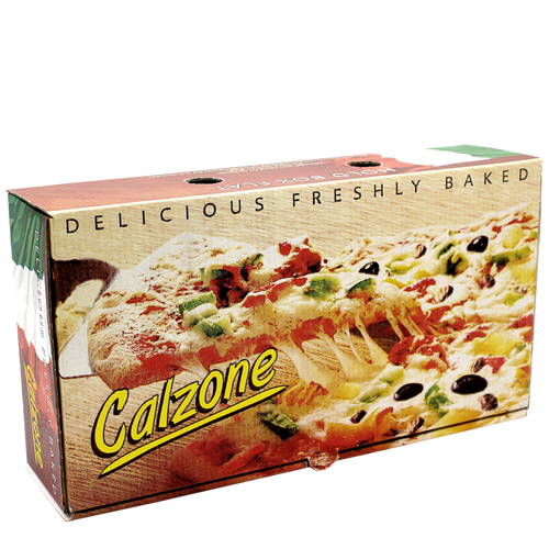 ICS Pizza Box Calzone / 90 Boxes Classic Printed Calzone Boxes