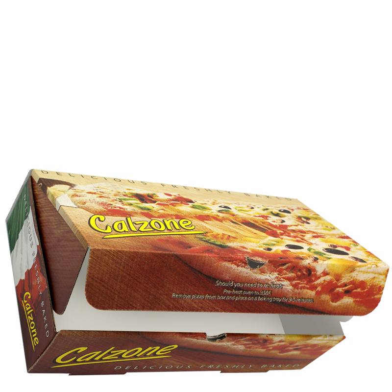 ICS Pizza Box Calzone / 90 Boxes Classic Printed Calzone Boxes