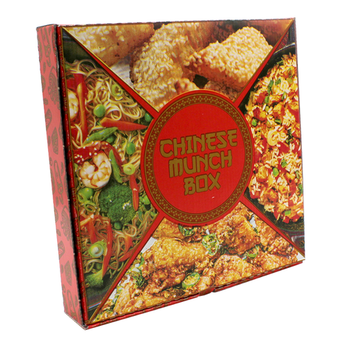 ICS Pizza Box Printed Chinese Munch Boxes