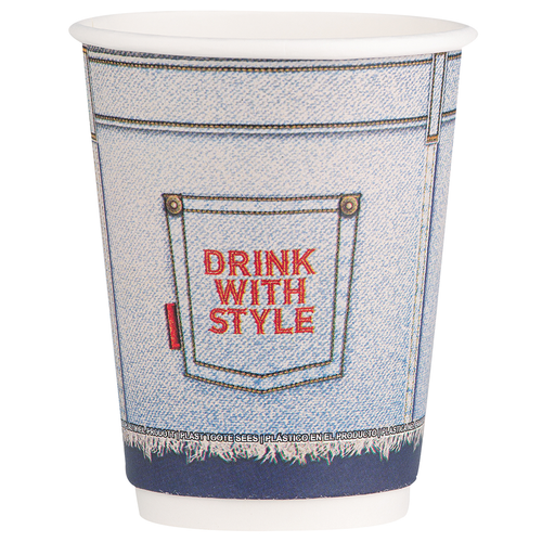 Hpack Double Wall Paper Cups Double Wall Denim Print Cups