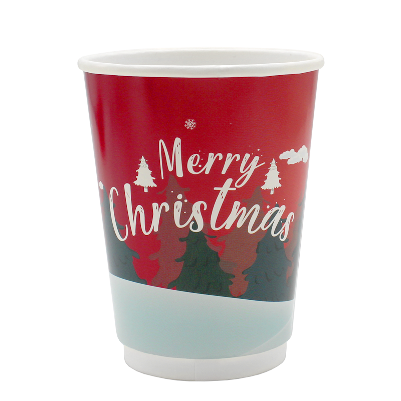 Go Pak Double Wall Christmas Cups 