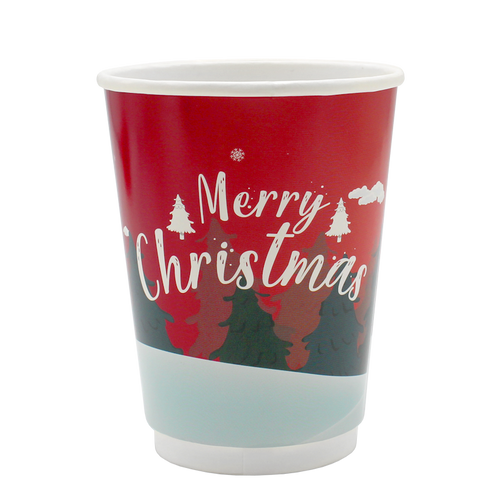 Go Pak Double Wall Christmas Cups 