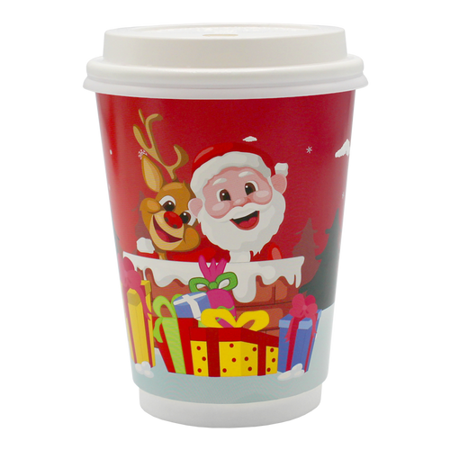 Go Pak Double Wall Christmas Cups 