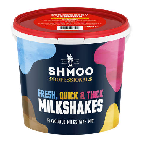 Aimia Foods Shmoo Milkshake Mix Strawberry / 1.8kg Tub Shmoo Strawberry Mix 1.8kg