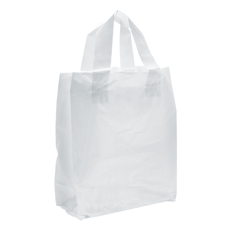 Magnum Packaging Packaging Leakproof White SOS Polybags with Handle