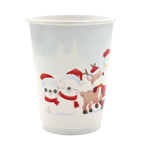 Go Pak Double Wall Christmas Cups 