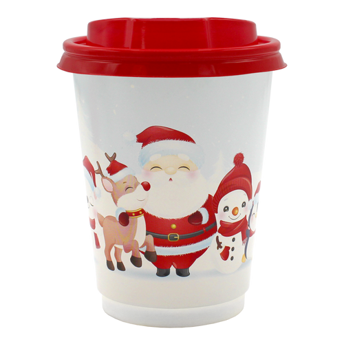 Go Pak Double Wall Christmas Cups 