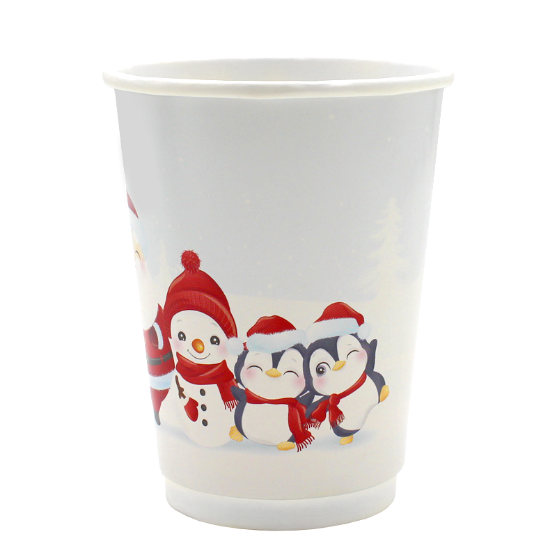 Go Pak Double Wall Christmas Cups 