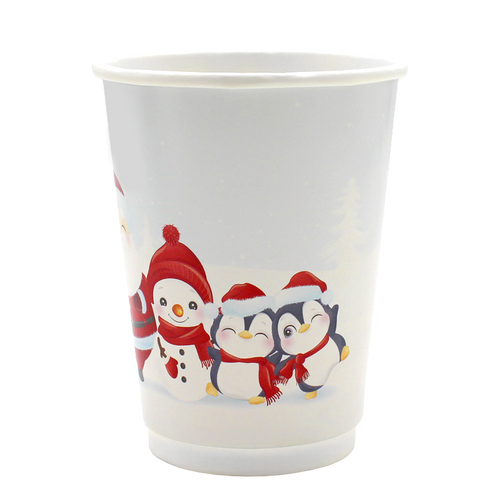 Go Pak Double Wall Christmas Cups 