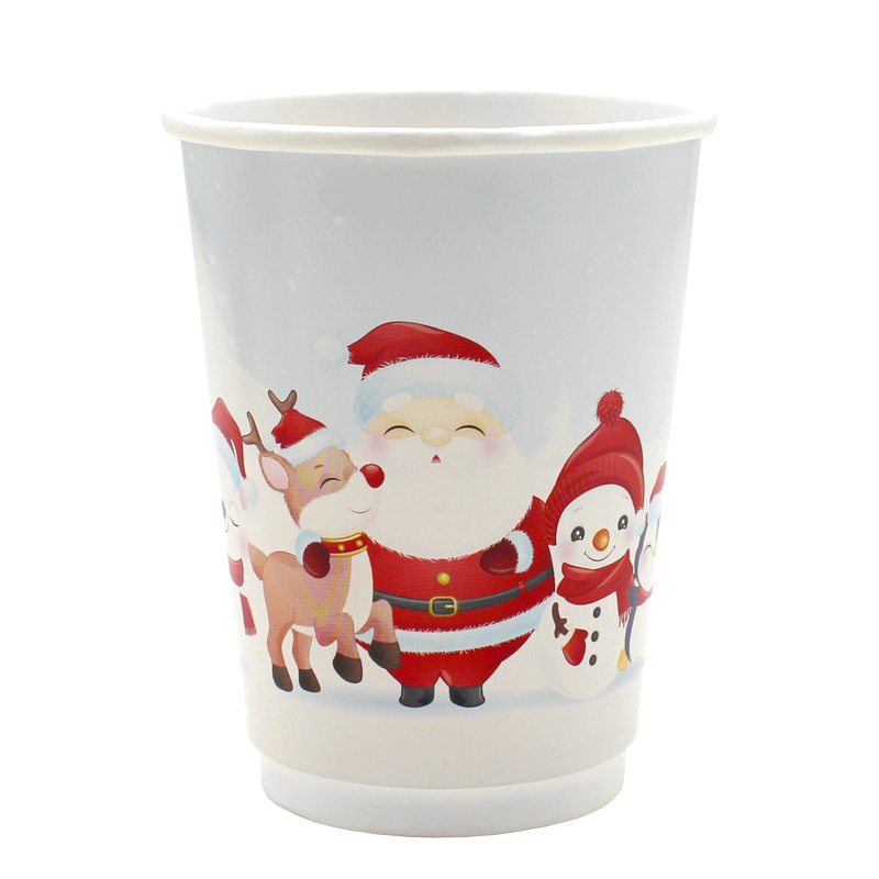 Go Pak Double Wall Christmas Cups 