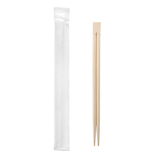 Dispo Biodegradable Cutlery Bamboo Chopsticks / 210mm / 1000 Chopsticks Individually Wrapped Biodegradable Bamboo Chopsticks